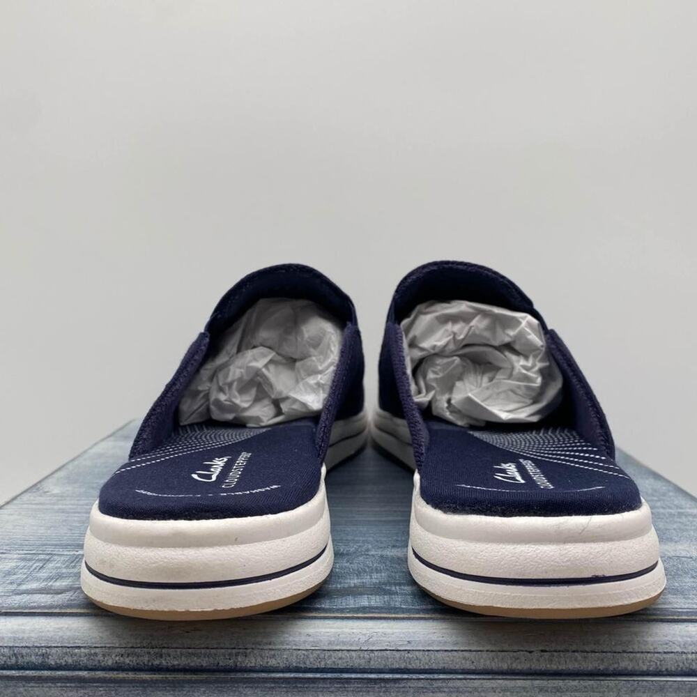 NEW Clarks Women's Breeze Shore Mule Navy Size 5 - Picture 4 of 10